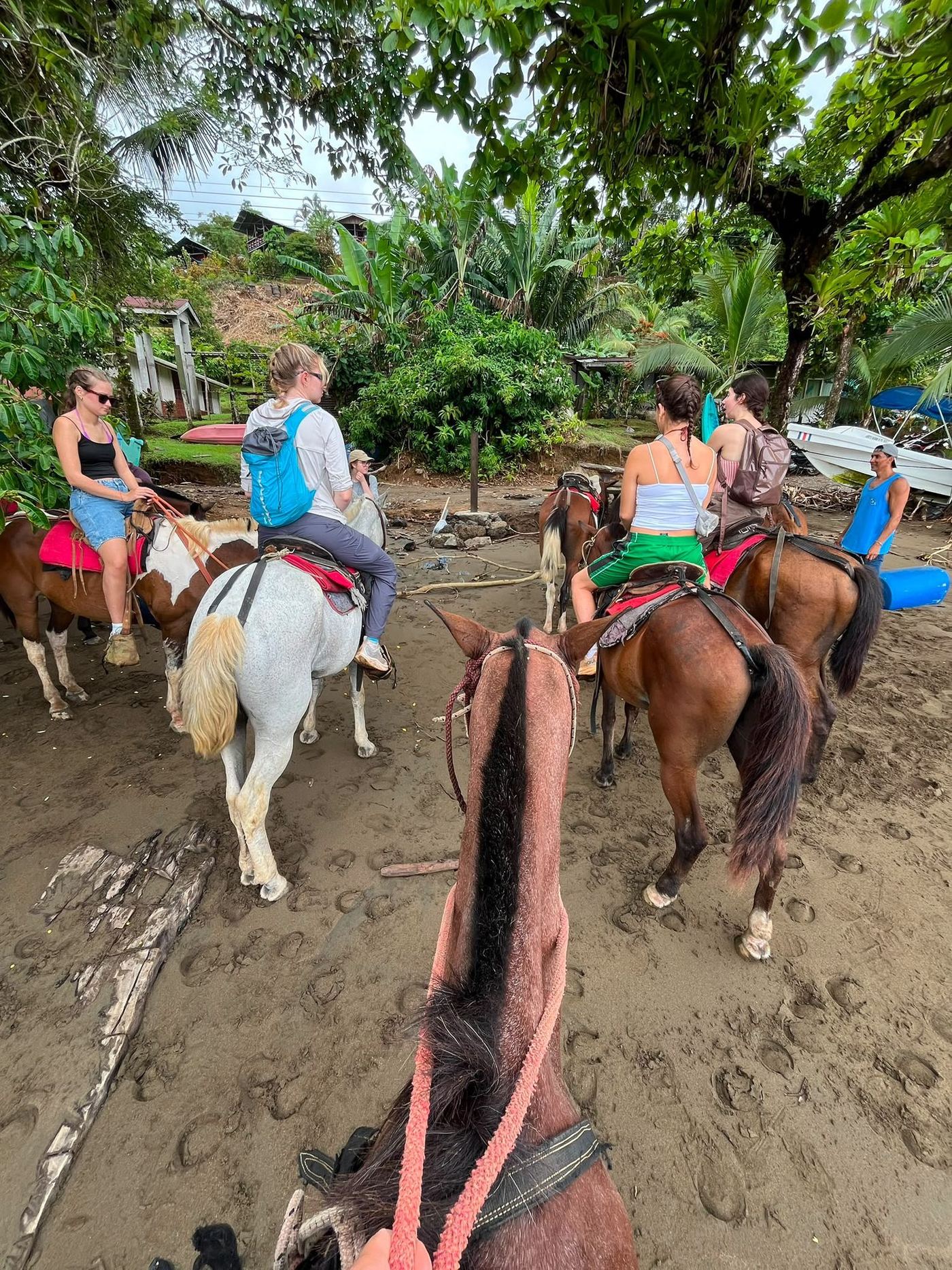 A caballo por la playa